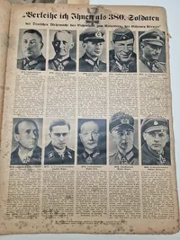 Samling originale tyske tidsskrifter - ww2
