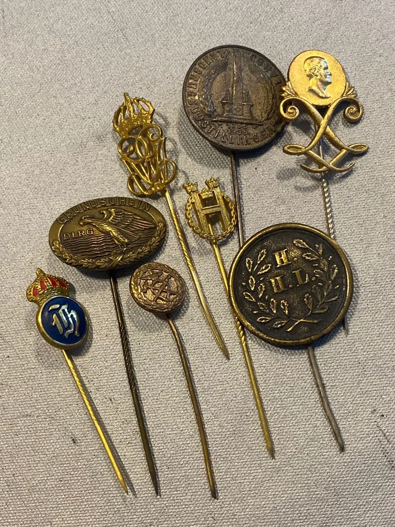 Lot diverse originale nåle