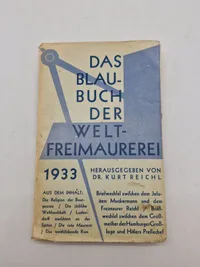 DAS BLAU- BUCH DER WELT-
FREIMAUREREI