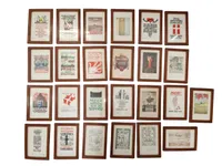 Samling mini valgplakater genforeningen 1920