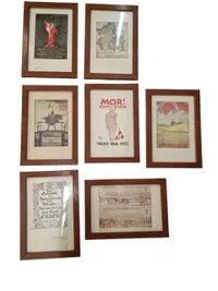 Samling mini valgplakater genforeningen 1920