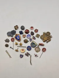 Samling diverse pins mm.