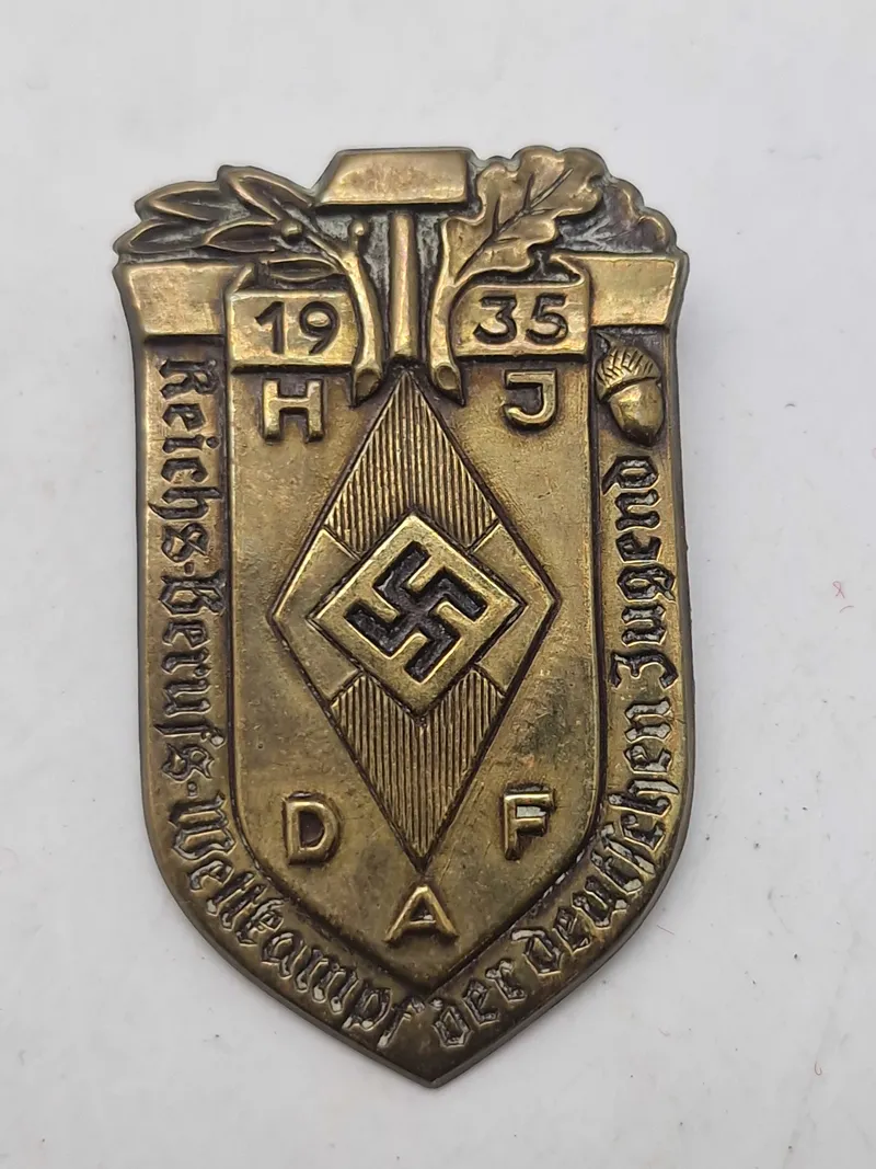 Original German WWII Hitler Youth-DAF 1935 Tinnie