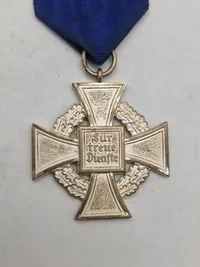 Original Für Treue Dienste", tro tjeneste 25 års medalje