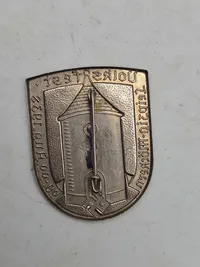 Originalt badge Volksfest Leipzig-Möckern" afholdt fra den 20. til 22. august 1938.