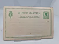 Originalt postkort med militært billede