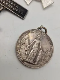 Lot diverse pins og nåle fra De Danske Forsvarsbrødre