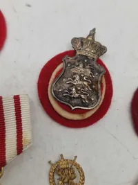 Lot diverse pins og nåle fra De Danske Forsvarsbrødre