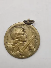 Original Verdun-medalje, som er en uofficiel fransk militærmedalje - ww1