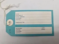 Original SAS bagage tag