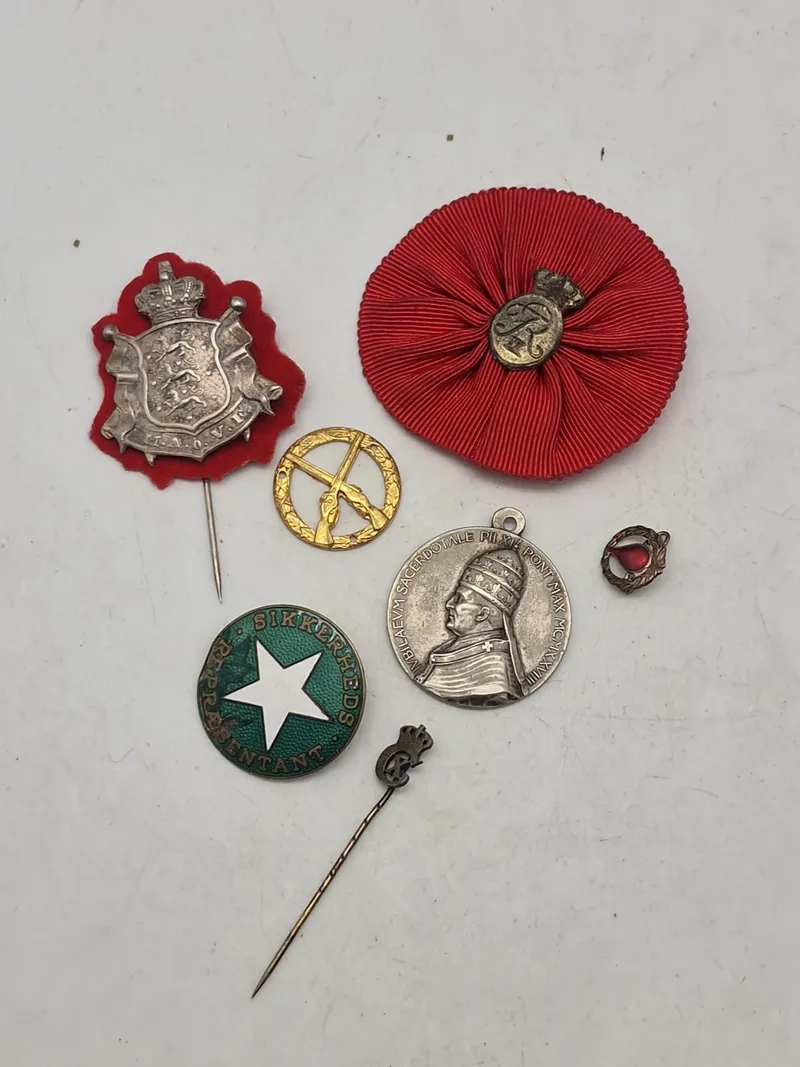Lot diverse pins og nåle