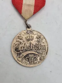 Original Carlsberg medalje af sølv