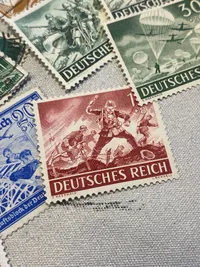 Lot originale tyske frimærker - ww2