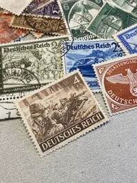 Lot originale tyske frimærker - ww2