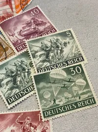 Lot originale tyske frimærker - ww2