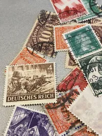 Lot originale tyske frimærker - ww2