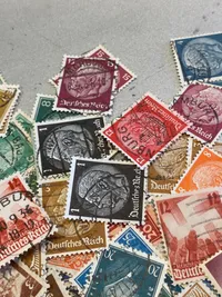 Lot originale tyske frimærker - ww2