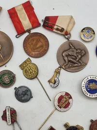 Samling pins og marker