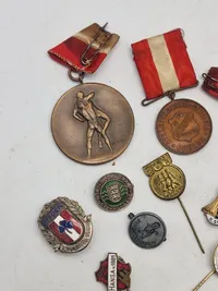 Samling pins og marker