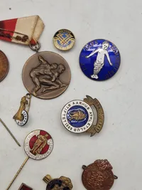 Samling pins og marker