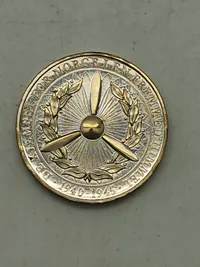 Original norsk ww2 mindes mønt/token