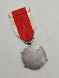 Original polsk Medalje for de væbnede styrker i fædrelandets tjeneste (Medal of the Armed Forces in the Service of the Fatherland).
