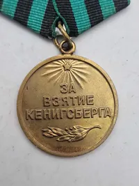 sovjetisk medalje "For erobringen af Königsberg".