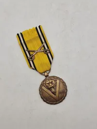 Original  belgisk mindemedalje for krigen 1940-1945 (Commemorative Medal of the 1940–45 War).
