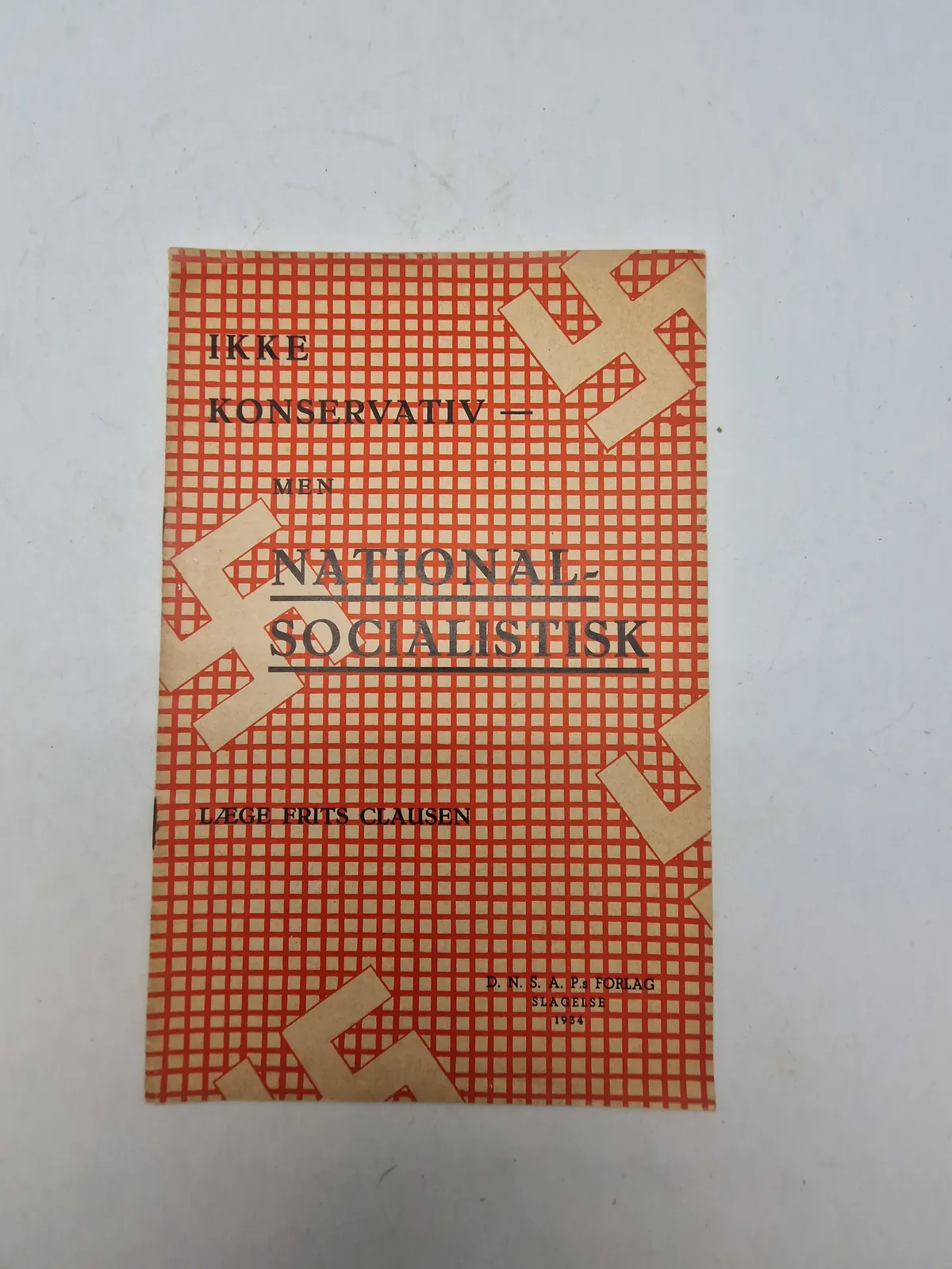 Sjælden original DNSAP pjece - ww2