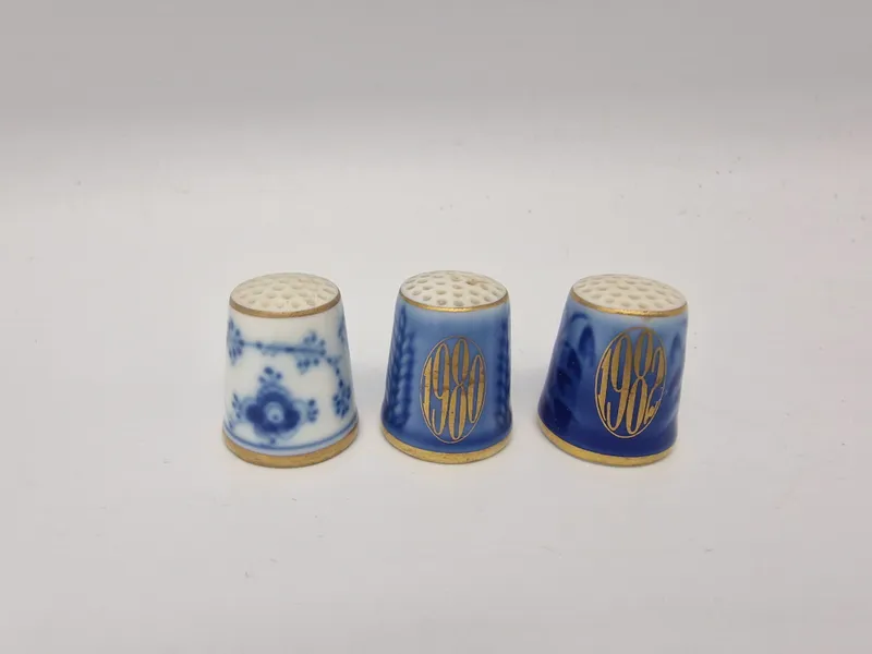 Fingerbøl fra Royal Copenhagen bl.a. et muselmalet