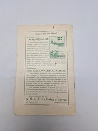 Sjælden original DNSAP pjece - ww2