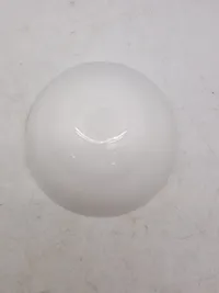Holmegaard Cocoon skål i hvidt glas.