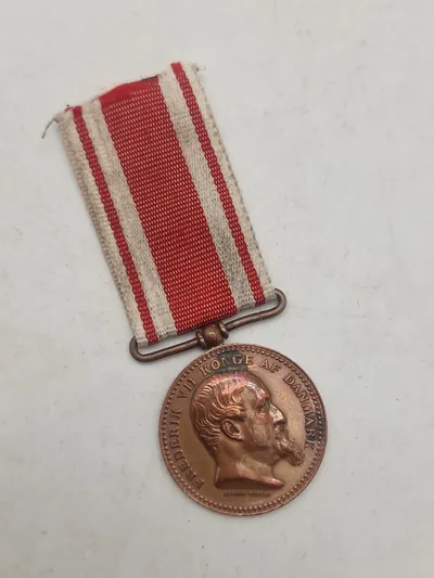 Original dansk medalje for deltagelse i 1 slesvigske krig
