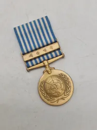 Original FN's Koreamedalje (United Nations Service Medal Korea - UNSMK).