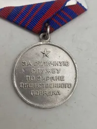 Medal "For excellent service in the protection of public order"