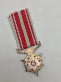 Original sydafrikansk politimedalje for bekæmpelse af terrorisme.