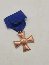 Original Prussia Dienstauszeichnung Kreuz 1. Klasse für XV Dienstjahren (gold color)