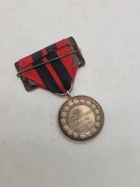 Original medalje fra König-Karl-Jubiläumsstiftung (Kong Karl Jubilæumsstiftelsen) fra Freistaat Württemberg.