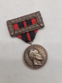 Original medalje fra König-Karl-Jubiläumsstiftung (Kong Karl Jubilæumsstiftelsen) fra Freistaat Württemberg.