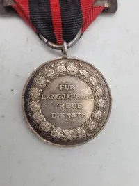 Original medalje fra König-Karl-Jubiläumsstiftung (Kong Karl Jubilæumsstiftelsen) fra Freistaat Württemberg.