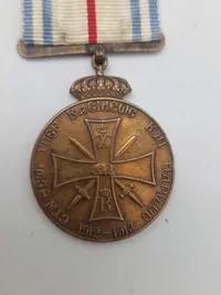 Original Greco Turkish War 1912-1913 medal