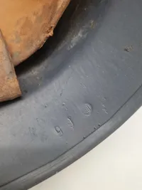 Original tysk M/40 hjelm, brugt efter krigen