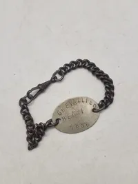 Original fransk ww1 id disk