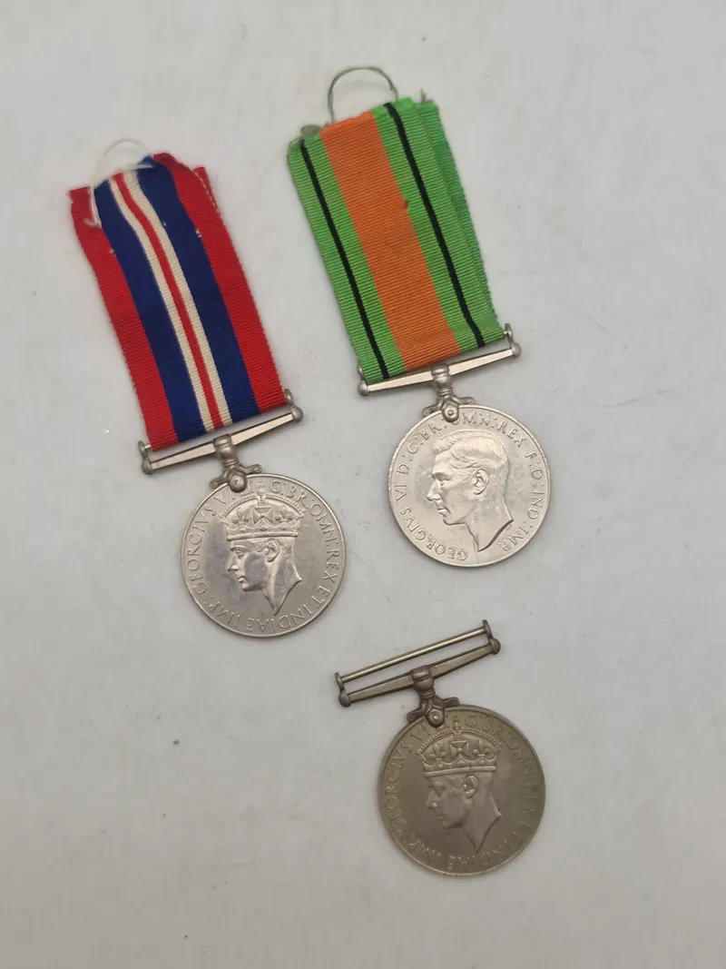 Samling originale engelske ww2 Victory medals