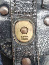 Originalt tysk pistolhylster fra tiden efter ww2