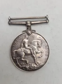 Original British War Medal (1914-1920) Navngiven
