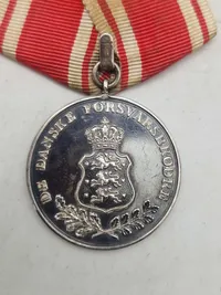 Original De Danske Forsvarsbrødres Fortjenstmedalje