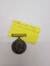 Original British War Medal 1914-1918 George V - navngiven og med historie