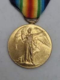 Original ww1 Victory Medal - navngiven