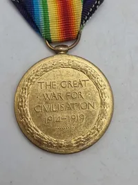 Original ww1 Victory Medal - navngiven